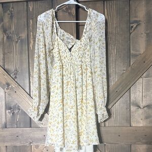 Floral Long Sleeve Dress